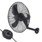 Ventilador de Parede 50cm Preto Grade Preta Ventisilva