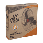 Ventilador de Parede 70cm Preto Bivolt com Controle Remoto Goar