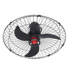 Ventilador de Parede 70cm Preto Bivolt Goar