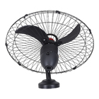 Ventilador de Parede 70cm Preto Bivolt Goar