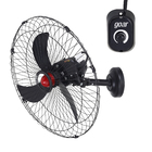 Ventilador de Parede 70cm Preto Bivolt Goar