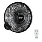 Ventilador De Parede Com Controle Remoto Turbo 40cm Preto Lor