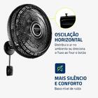 Ventilador De Parede Mondial Super Turbo 8 Pás 140w 40cm Pret