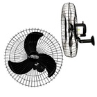 Ventilador De Parede Oscilante 60cm Preto Turbão 200w Bivolt