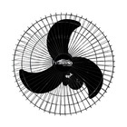 Ventilador De Parede Oscilante 60cm Preto Turbão 200w Bivolt