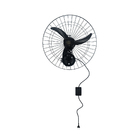 Ventilador De Parede Oscilante Good 60cm Aço Preto Ponente 22