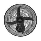 Ventilador De Parede Ponente Oscilante Preto Four 50cm 4 Pás