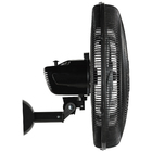 Ventilador De Parede Ponente Oscilante Preto Four 50cm 4 Pás