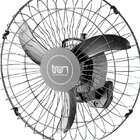 Ventilador De Parede Tron C1 50cm Preto Bivolt