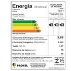 Ventilador De Parede Tron Premium 50cm Preto