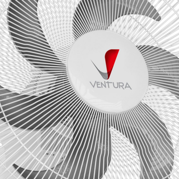 Ventilador De Parede Venti-delta Ventura 50cm Bivolt Branco
