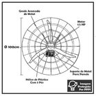 Ventilador De Parede Ventisol 1 Metro 220v Preto Silencioso
