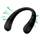 Ventilador De Pescoço Portátil Recarregável Usb Cor Preto