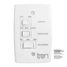 Ventilador De Teto 110v Led Branco Pás Brancas Azzam Tron Ven