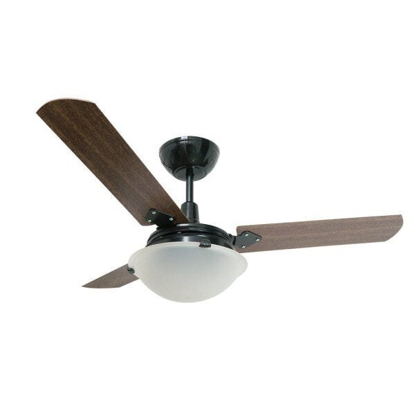 Ventilador De Teto 110v Pás Envernizadas Citrino Tron