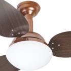 Ventilador De Teto 127v Venti-delta Cobre/tabaco