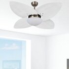 Ventilador De Teto 127v Vidro Fechado Palmae Dunamis Volare B