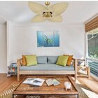 Ventilador De Teto 220v Palmae Natural Office Dunamis Volare