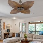 Ventilador De Teto 220v Rádica Imbuia Office Dunamis Volare