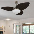 Ventilador De Teto 220v Vidro Fechado Palmae Dunamis S3 Volare