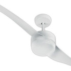 Ventilador De Teto 2 Pás 127v 130w Lunik Venti-delta Branco