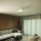 Ventilador de Teto 2 pás Branco Duo Aliseu 220V