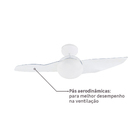 Ventilador de Teto 2 pás Cristal Duo Aliseu 220V