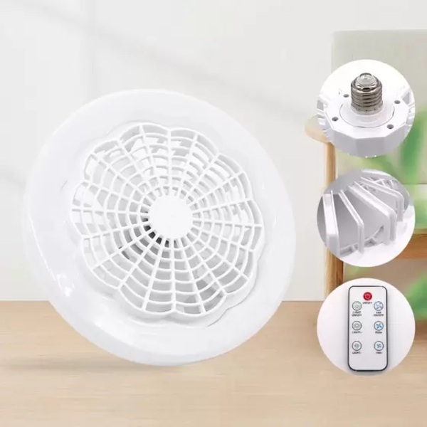 Ventilador De Teto 30w Com Luzes Integradas Remote Teto