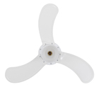 Ventilador de Teto com Controle de Parede 3 Pás 80 cm Branco 220V Fresh Ventisol