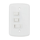 Ventilador de Teto com Controle de Parede 3 Pás 80 cm Branco 220V Fresh Ventisol