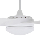 Ventilador de Teto com Controle Remoto 3 pás Branco Confort Aliseu 127V (110V)