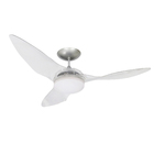 Ventilador de Teto com Controle Remoto 3 pás Cristal Confort Inspire Bivolt