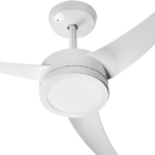 Ventilador De Teto 3 Pás Led 220v Lunik Venti-delta Branco