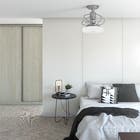 Ventilador de Teto 3 pás Cromado Mônaco Treviso Bivolt