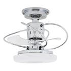 Ventilador de Teto 3 pás Cromado Mônaco Treviso Bivolt
