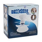 Ventilador de Teto 3 pás Cromado Mônaco Treviso Bivolt