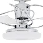 Ventilador de Teto 3 pás Cromado Mônaco Treviso Bivolt