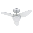 Ventilador de Teto com Controle Remoto 3 Pás Cristal Nano Aliseu 220V