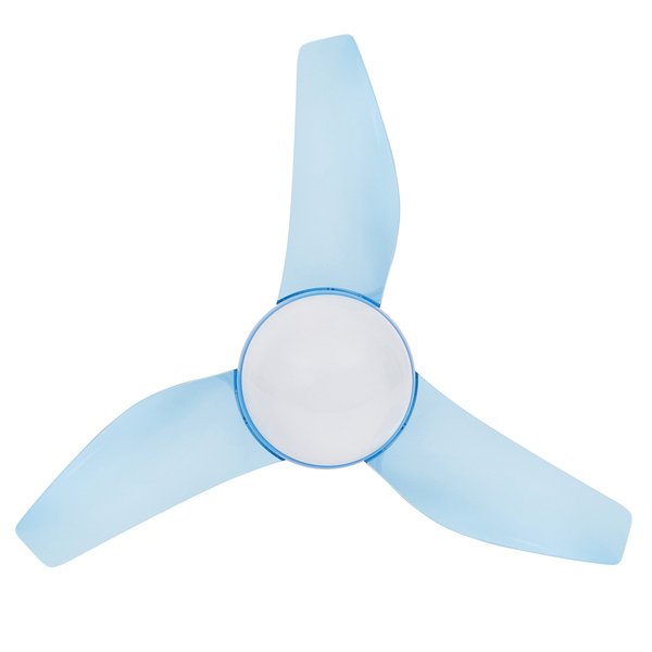 Ventilador de Teto com Controle Remoto 3 pás Azul Nano Inspire 220V