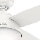 Ventilador De Teto 4 Hélices Dante 127v Branco Hunter