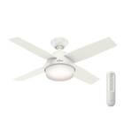 Ventilador De Teto 4 Hélices Dante 127v Branco Hunter