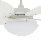 Ventilador de Teto com Controle de Parede 4 Pás 1,05 m Branco 220V Vime Aliseu