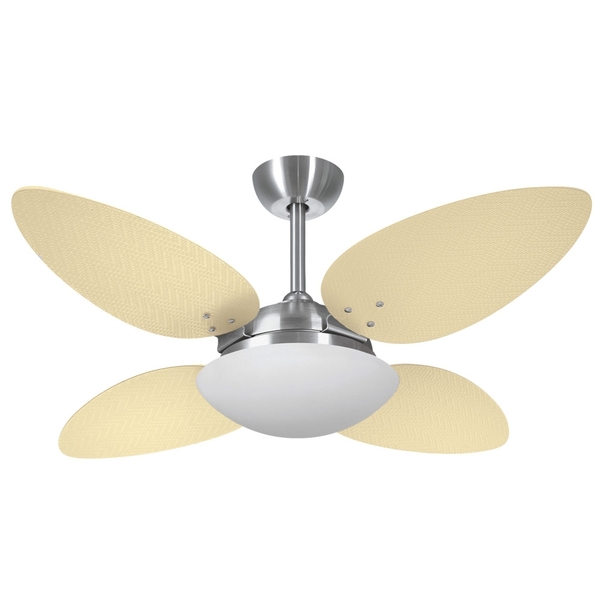 Ventilador de Teto 4 Pás Platinum Petalo Palmae Natural 127V