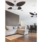 Ventilador de Teto 4 Pás Platinum Petalo Palmae Tabaco 220V