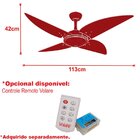 Ventilador De Teto 4 Pás Ventax Office Quad Volare Branco