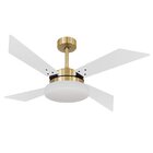 Ventilador De Teto 4 Pás Volare Dourado Vr50 Tech Dourado/bra