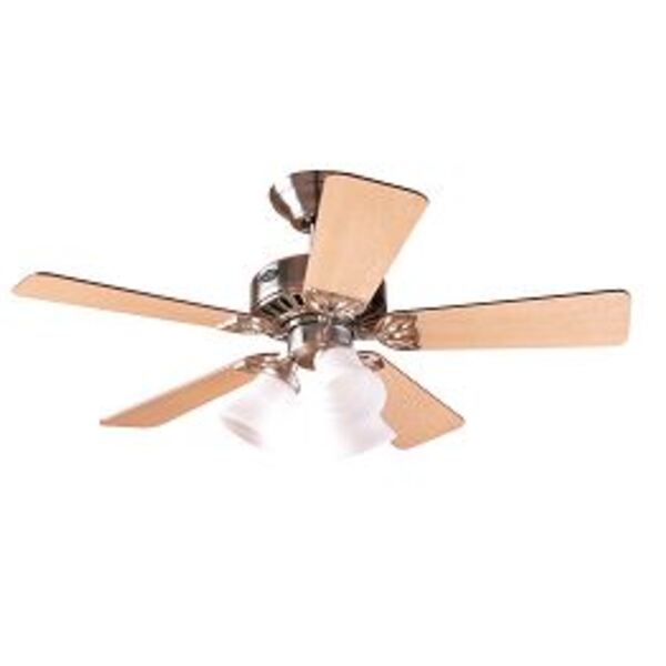 Ventilador De Teto 5 Hélices Beacon Hill 127v Niquel Hunter