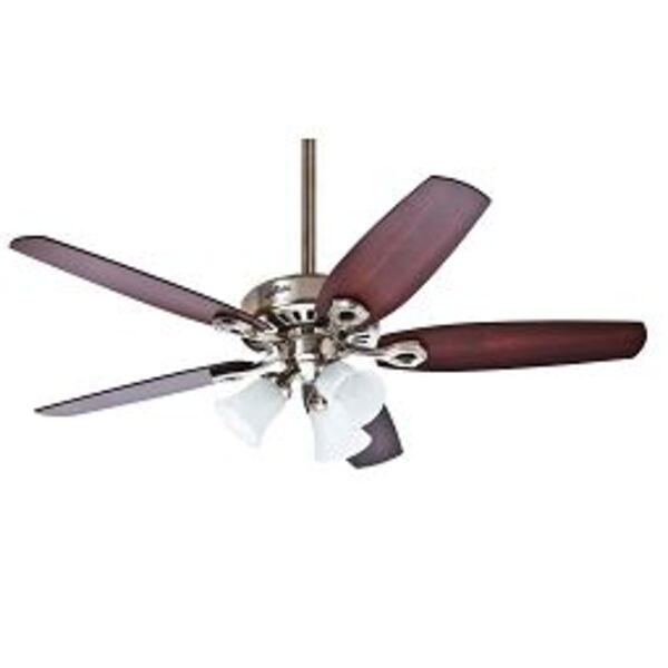 Ventilador De Teto 5 Hélices Builder Plus 220v Niquel Hunter