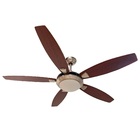 Ventilador de Teto Controle Remoto 5 pás Cromado Modern Aliseu Bivolt