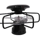 Ventilador De Teto Ac Vent Saturno 8086 40cm 2 Lâmpadas Preto